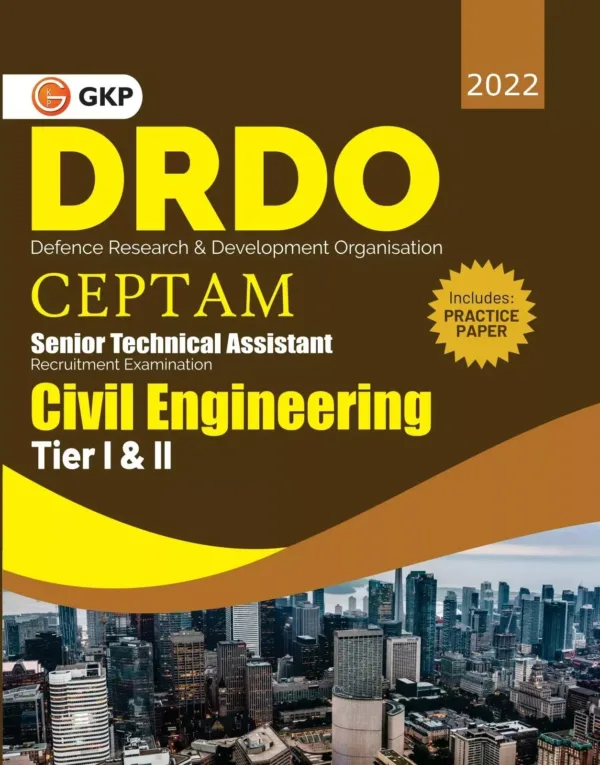 DRDO CEPTAM - Senior Technical Assistant Tier I & II - Civil Engineering by GKP