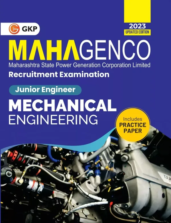 MAHAGENCO 2023: Junior Engineer - Mechanical Engineering - Study Guide by GKP