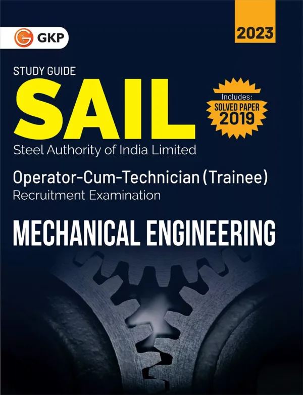 SAIL 2022: Operator cum Technician (Trainee) - Mechanical Engineering by GKP