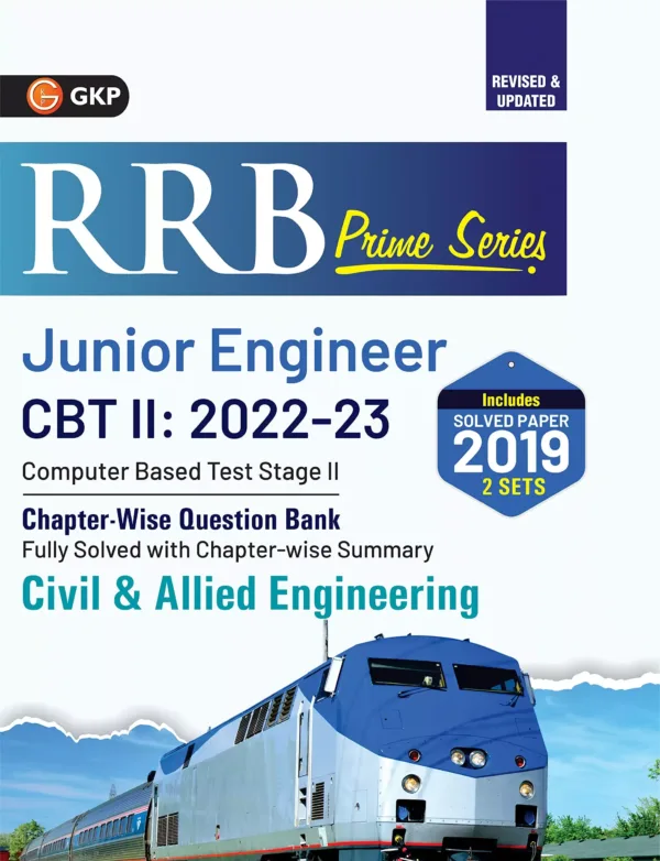 RRB Prime Series 2022-23: Junior Engineer CBT-2 Chapterwise Question Bank - Civil & Allied Engineering by GKP