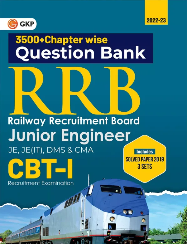 RRB 2022-23: Junior Engineer CBT-1 - 3500+ Chapter-wise Question Bank by GKP
