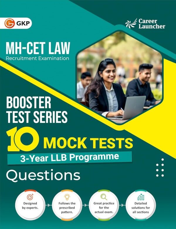 MH-CET Law 2025 : Booster Test Series - 10 Mock Tests (3 Year LLB Programme) Maharashtra CET and other PG Management Entrance Exams