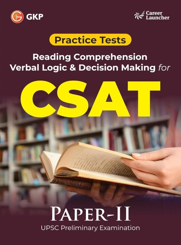 UPSC CSAT Paper-II 2025 | Set of 6 Books | General Mental Ability & Logical Reasoning, Reading Comprehension, Verbal Logic & Decision Making, Quantitative Aptitude & Data Sufficiency | Complete Strategy Guide with Shortcuts, Tricks & Practice Questions