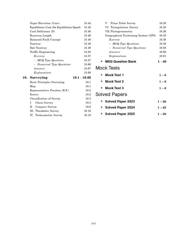 GATE 2026 : Civil Engineering - Study Guide | 3200+ MCQs & NTQs, MSQ Question Bank | Includes GATE Solved Papers 2023-2025 | GATE Prep Guide | With GateFlix Test Series