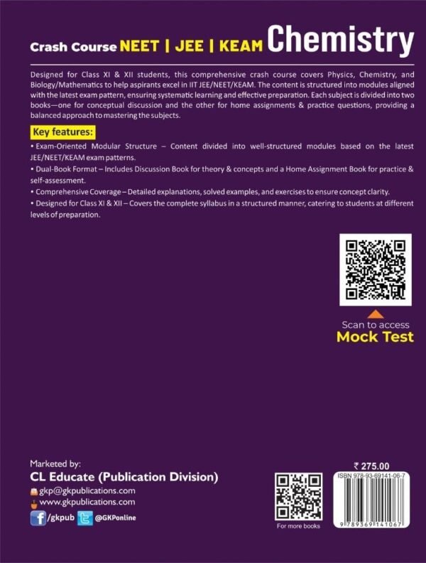 GKP Crash Course 2025 : NEET, IIT and KEAM Class XI & XII Chemistry - Discussion