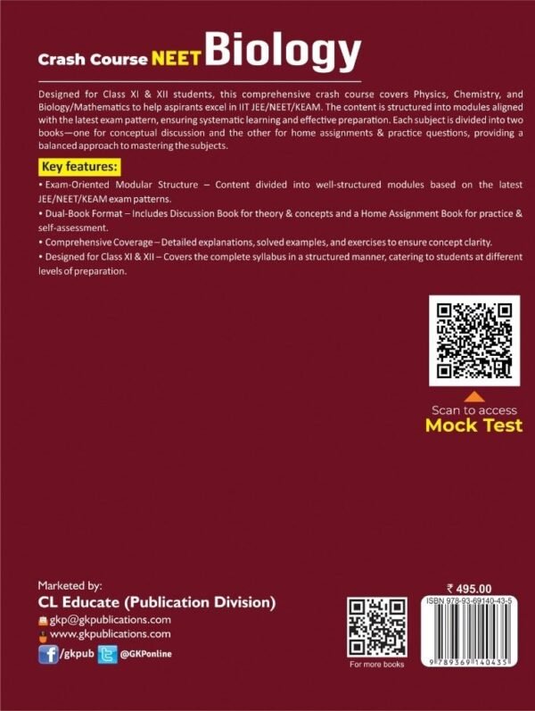GKP Crash Course 2025 : NEET Class XI & XII Biology - Discussion