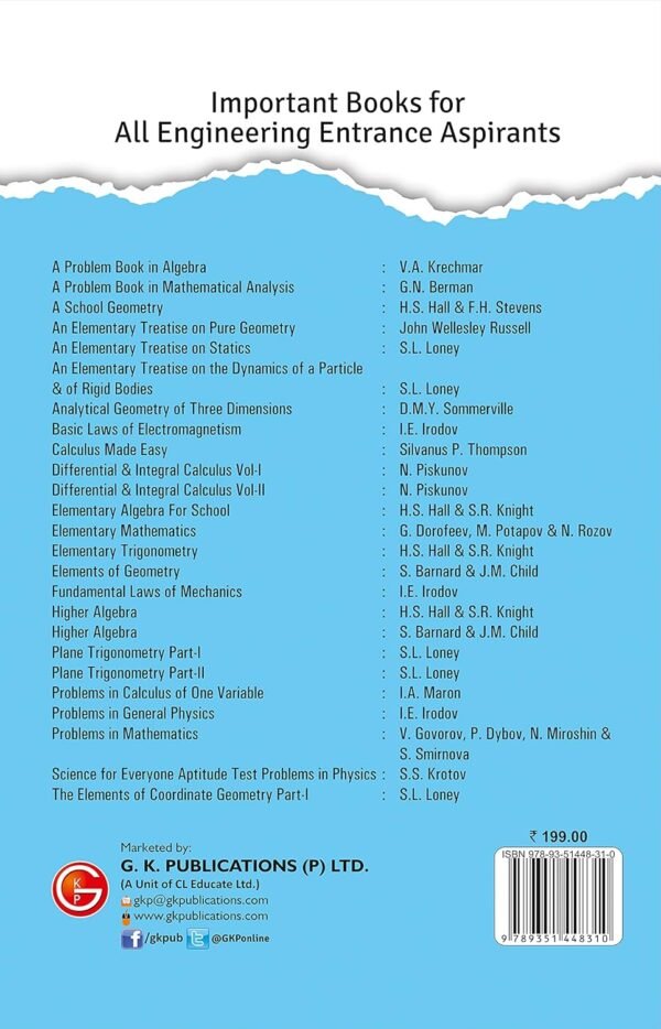 Calculus Made Easy | Complete Calculus Guide with Important Mathematical Facts & Figures | Ideal for JEE, SAT, GRE & Engineering Exams | By Silvanus P. Thompson