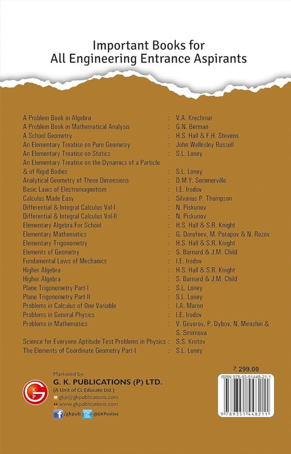 Diffrential & Integral Calculus Volume-1 by N. Piskunov | Ideal for JEE, SAT, GRE & Engineering Exams