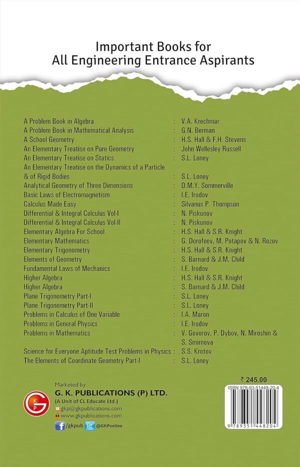An Elementary Treatise on Pure Geometry with Numerous Examples by John Wellesley Russell | Ideal for JEE, SAT, GRE & Engineering Exams